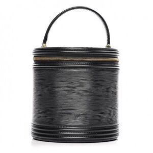 Louis Vuitton Epi Cannes Vanity Handbag Black Cosmetic Case